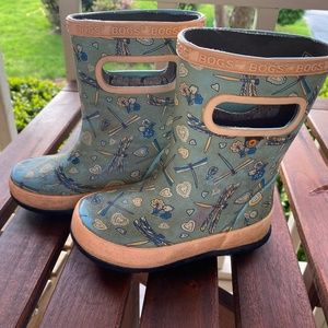 Bogs rain boots toddler Size 9